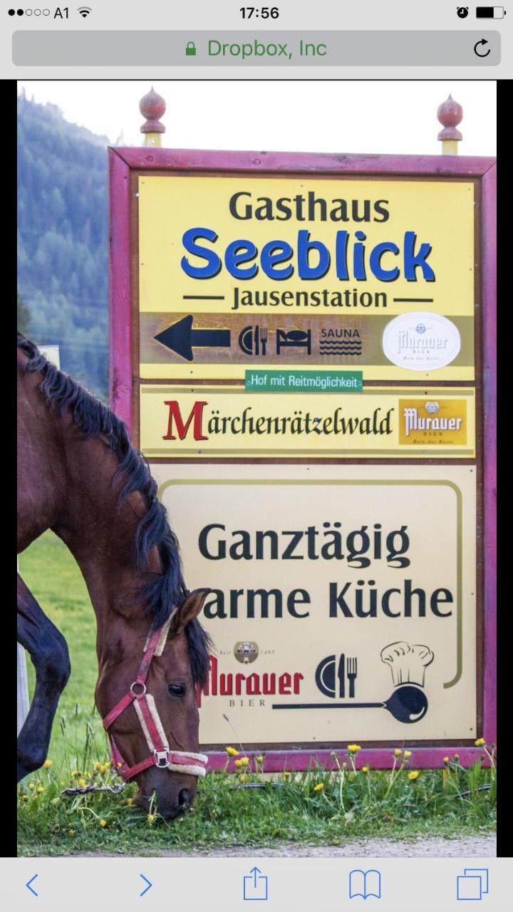 Hotel Gasthof Seeblick Zeutschach Kültér fotó
